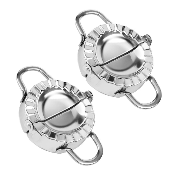 1947Kitchen Stainless Steel Ravioli Press and Dumpling Mold Maker, 2PK TI-RDMSS-2PK - main